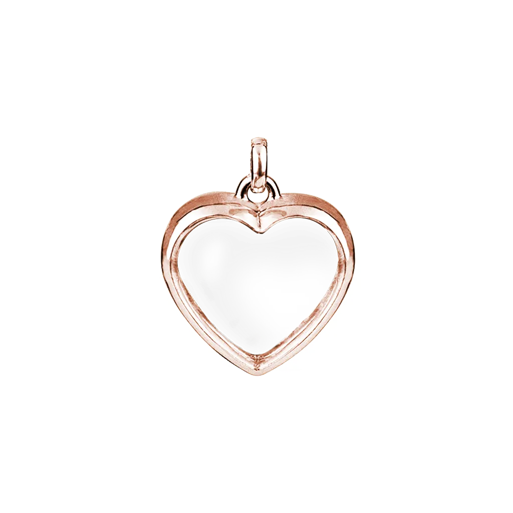 Medium Rose Gold Heart Locket