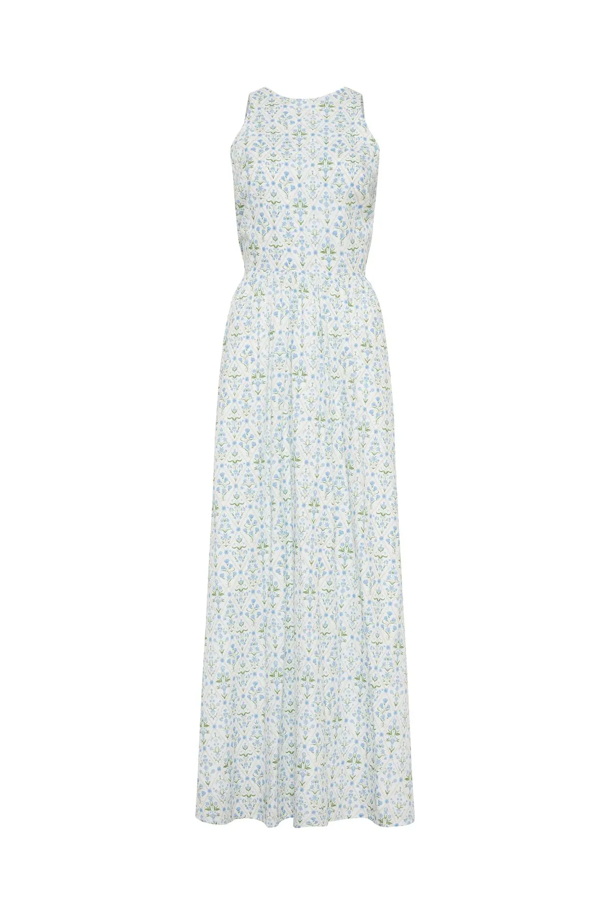 Meridian Dress in Blue Diamond