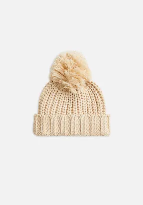 Miann & Co - Chunky Rib Beanie - Truffle
