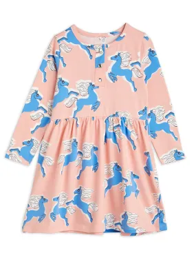 Mini Rodini Horses AOP LS Dress