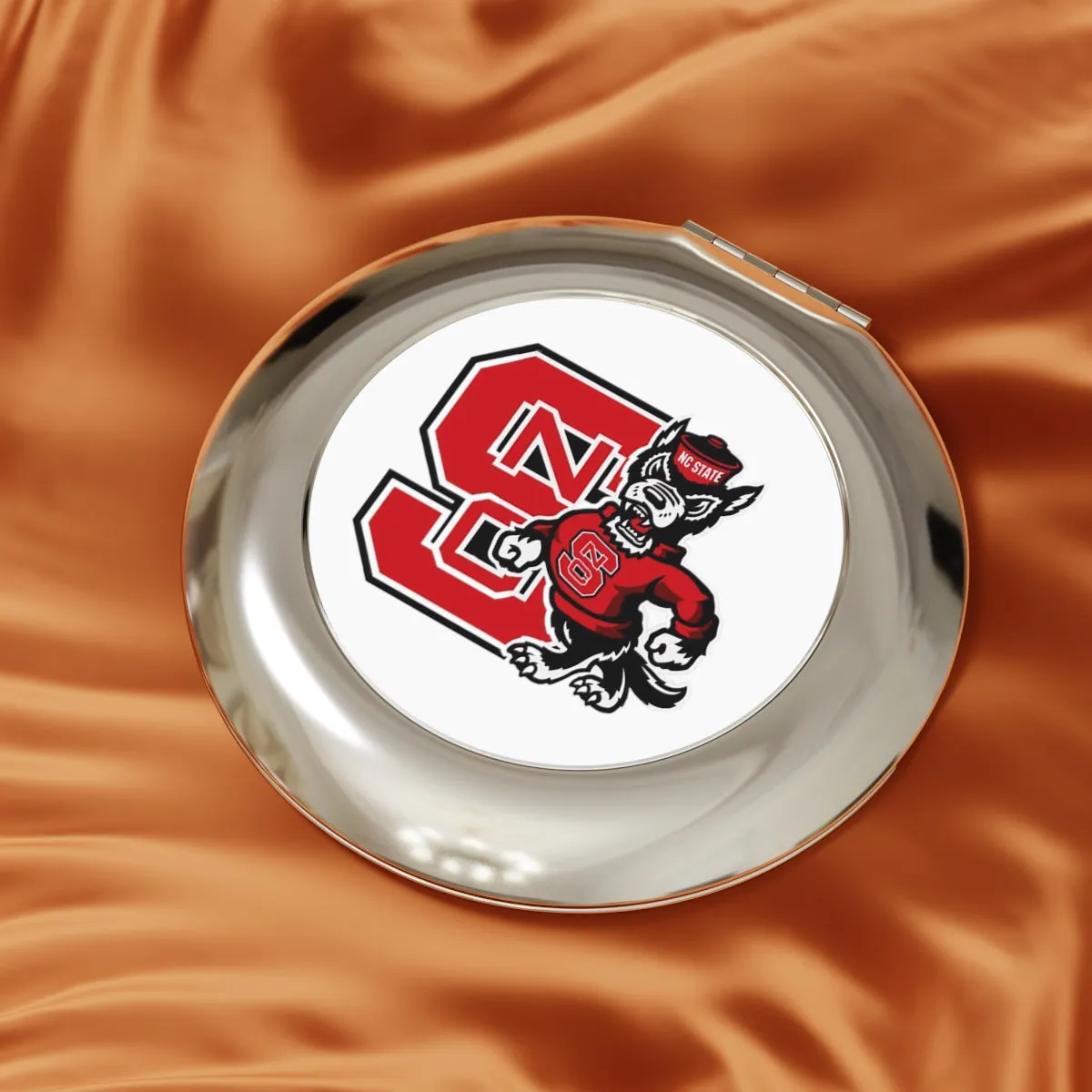 NC State Compact Travel Mirror