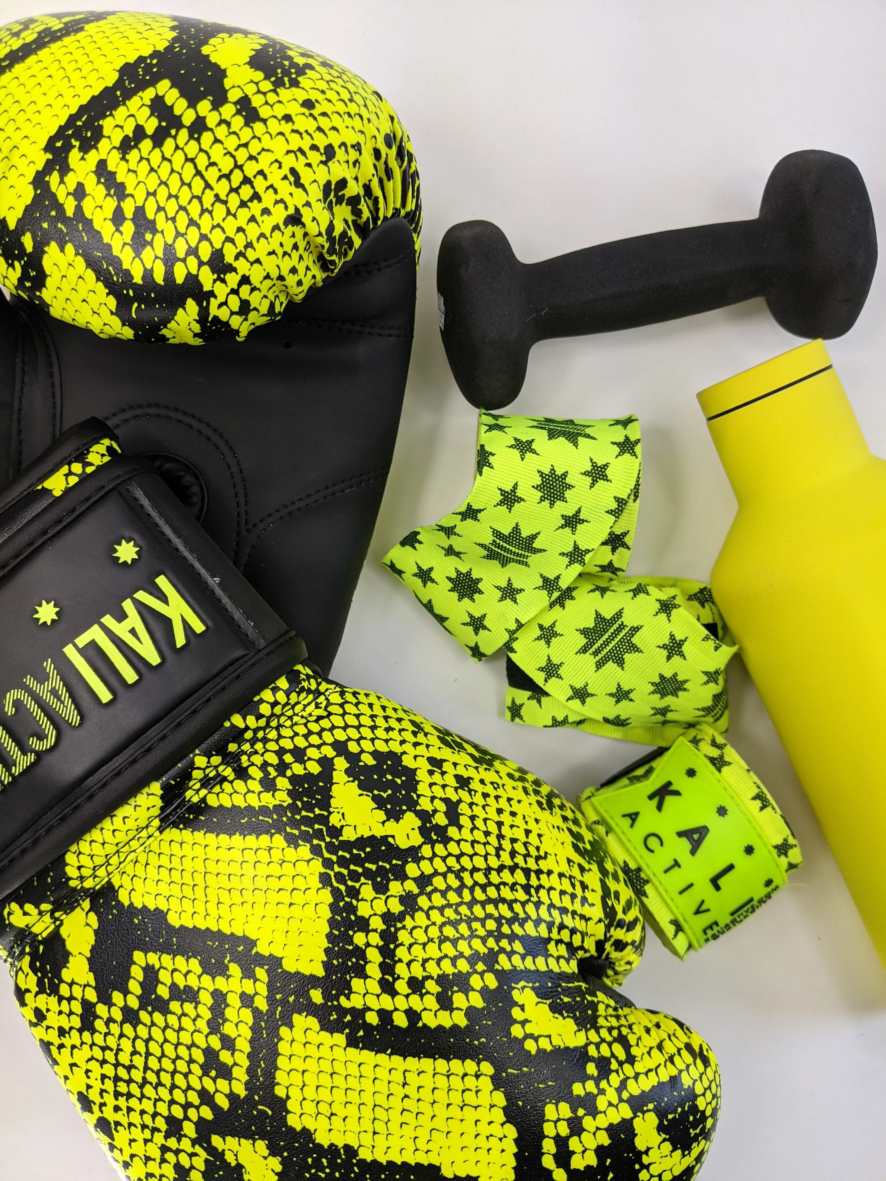 NEON SNAKE BOXING GLOVE