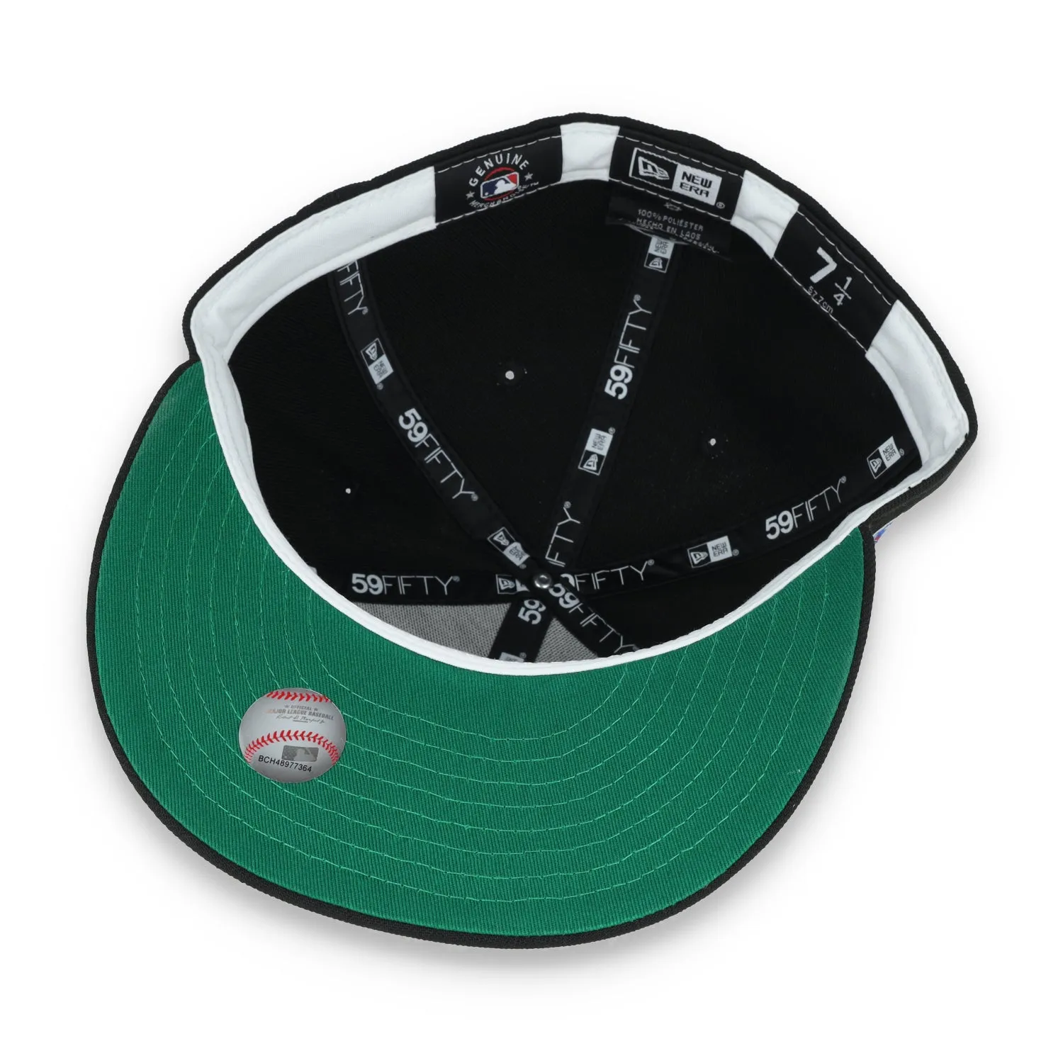 New Era Los Angeles Dodgers 60th Anniversary Metallic Logo Side Patch 59FIFTY Fitted-Black