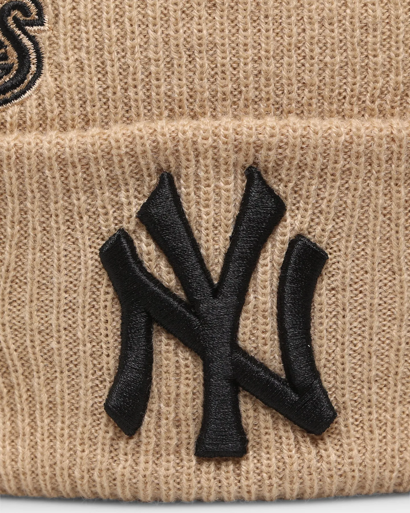 New Era New York Yankees 'Thin Knit Tumbleweed Black' Beanie Tumbleweed