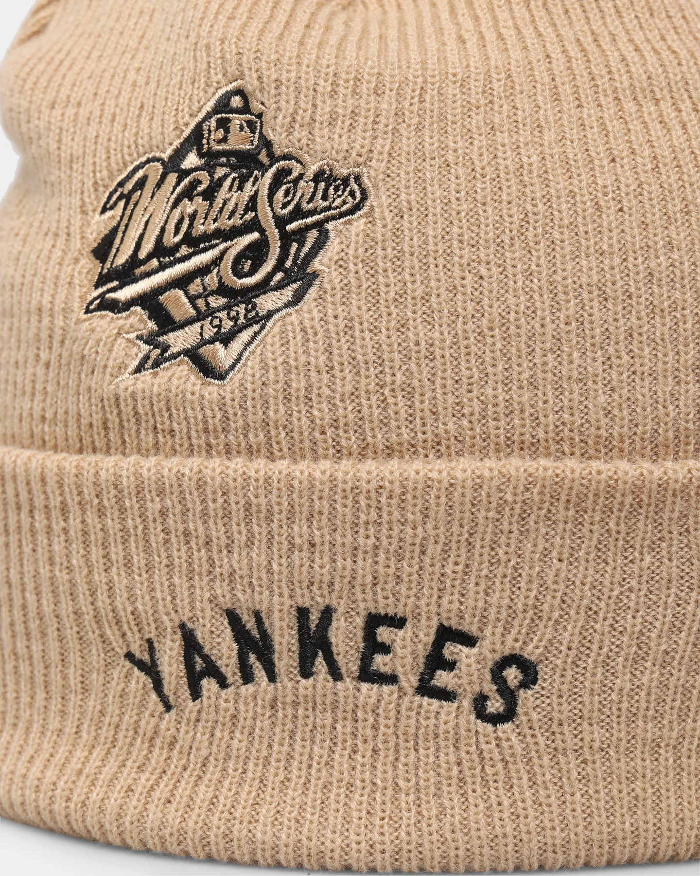 New Era New York Yankees 'Thin Knit Tumbleweed Black' Beanie Tumbleweed