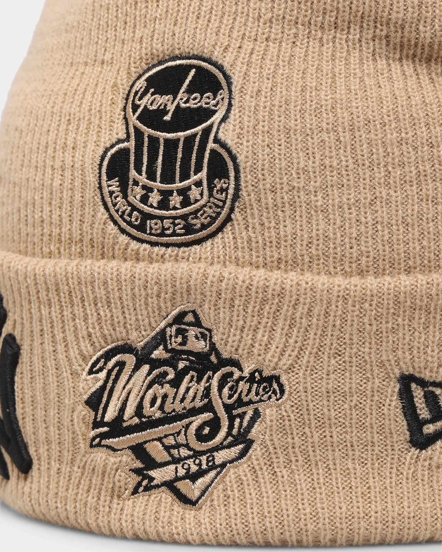 New Era New York Yankees 'Thin Knit Tumbleweed Black' Beanie Tumbleweed