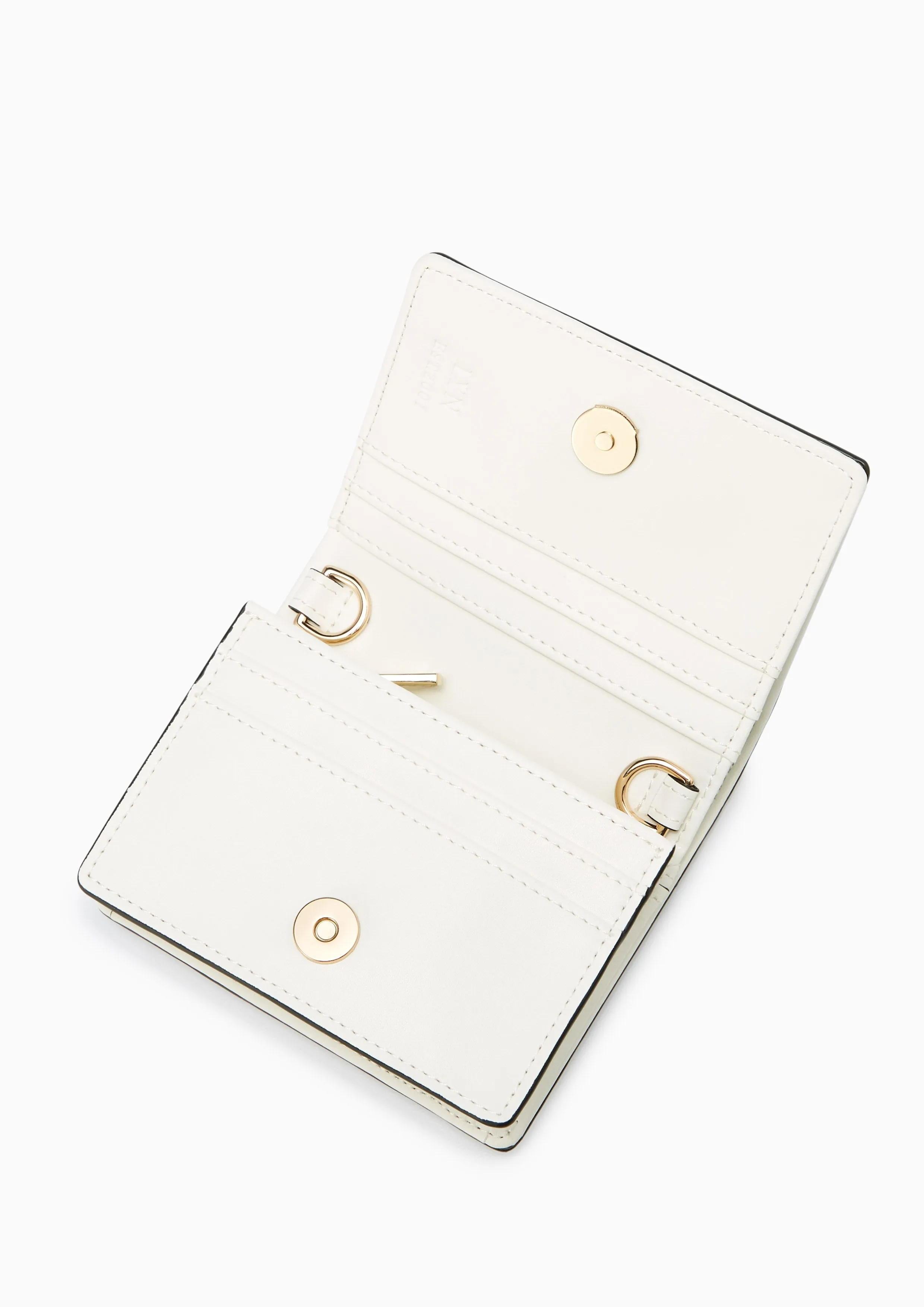 New Patti Short Wallet On Chain - Ivory