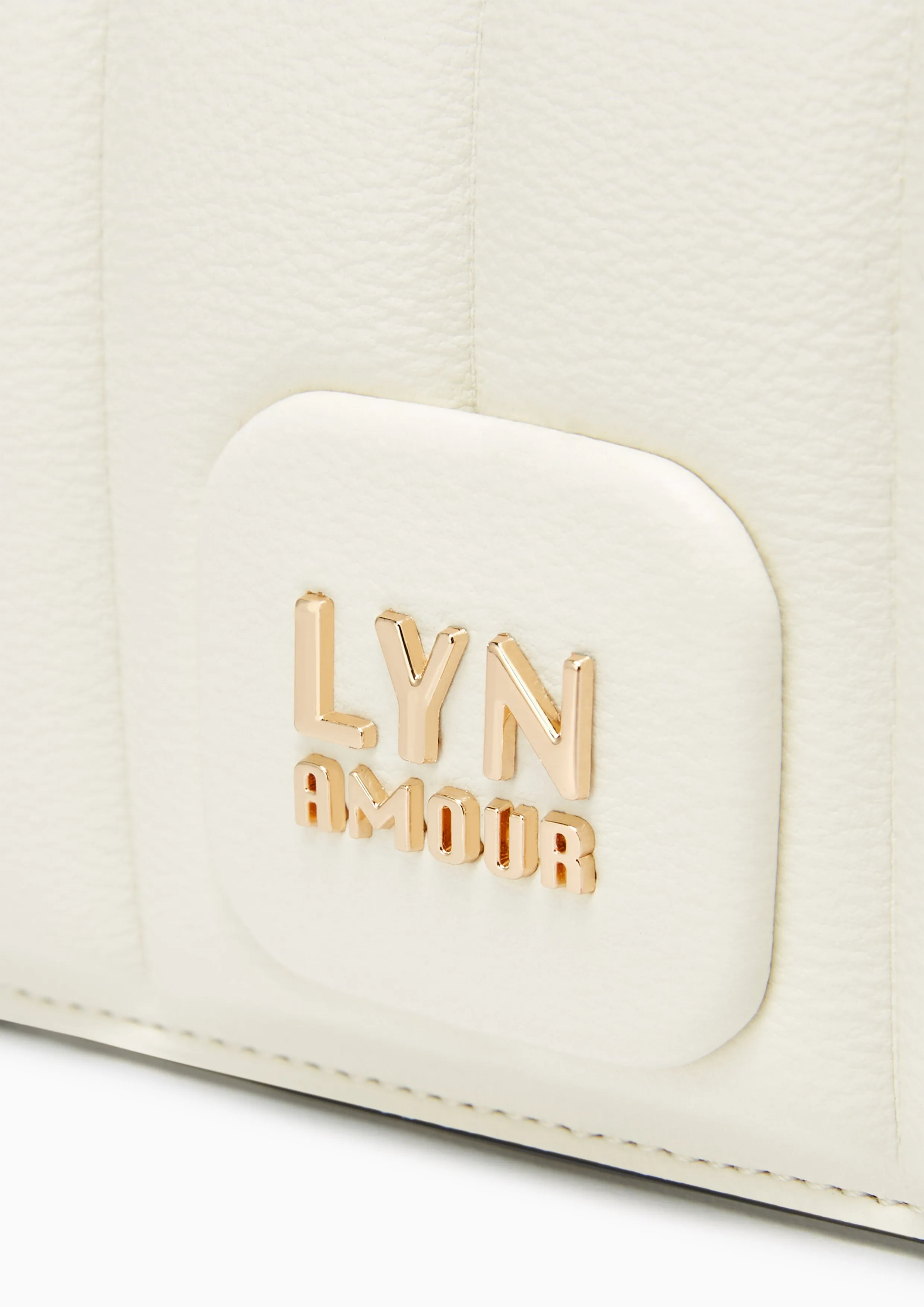 New Patti Short Wallet On Chain - Ivory