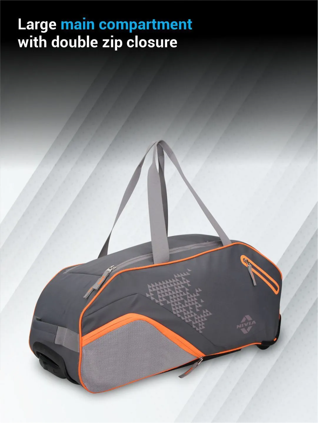 Nivia Ashtang Trolly Duffle Bag