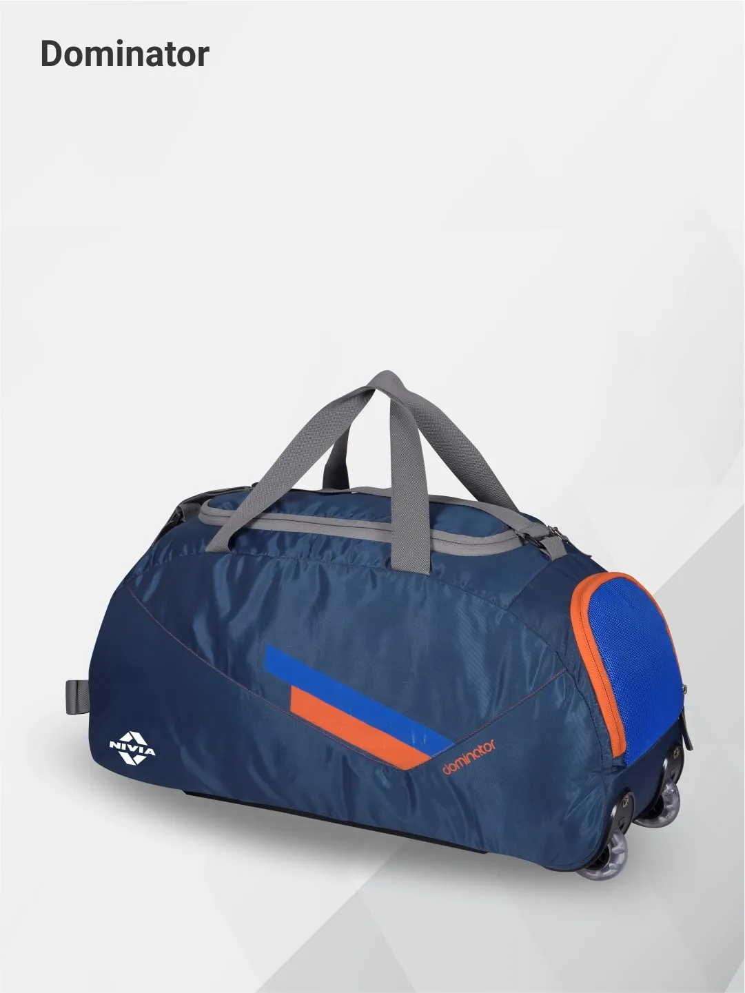NIVIA Dominator 24.5L Duffle Bag  Small (Navyblue/Orange)