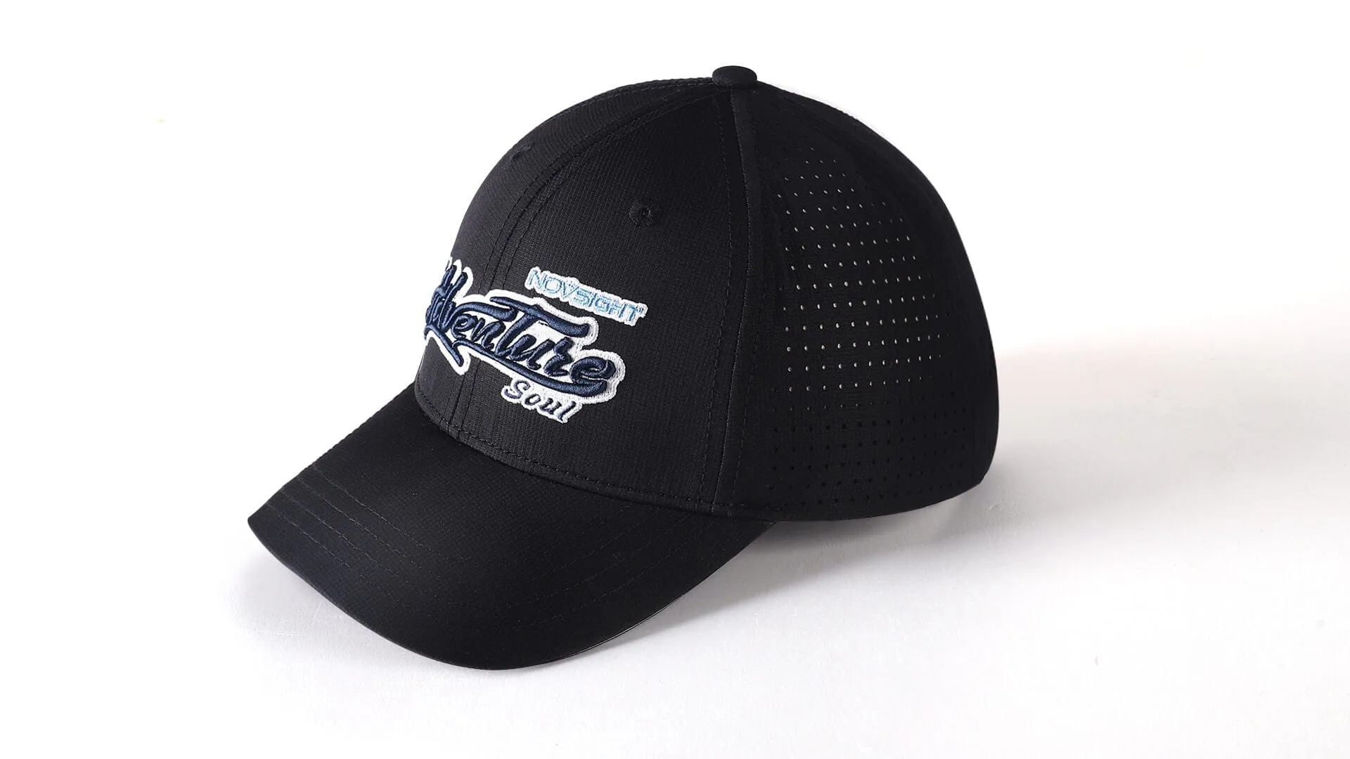 Novsight 3D Embroidered Baseball Cap for Men Women - Breathable Mesh Side, Adjustable Fit，Grey