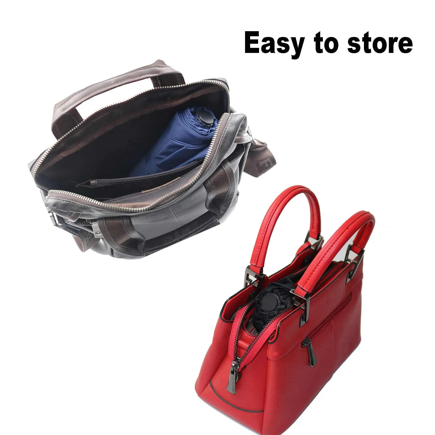 NPCQUN Travel Essentials Umbrella Windproof Compact Collapsible Light, Automatic, Strong and Portable