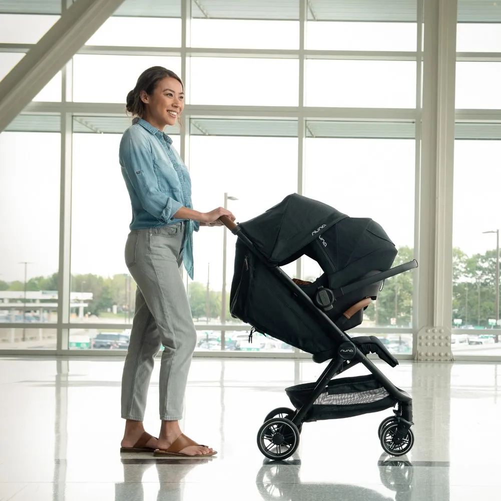 NUNA TRVL Compact Stroller - Caviar