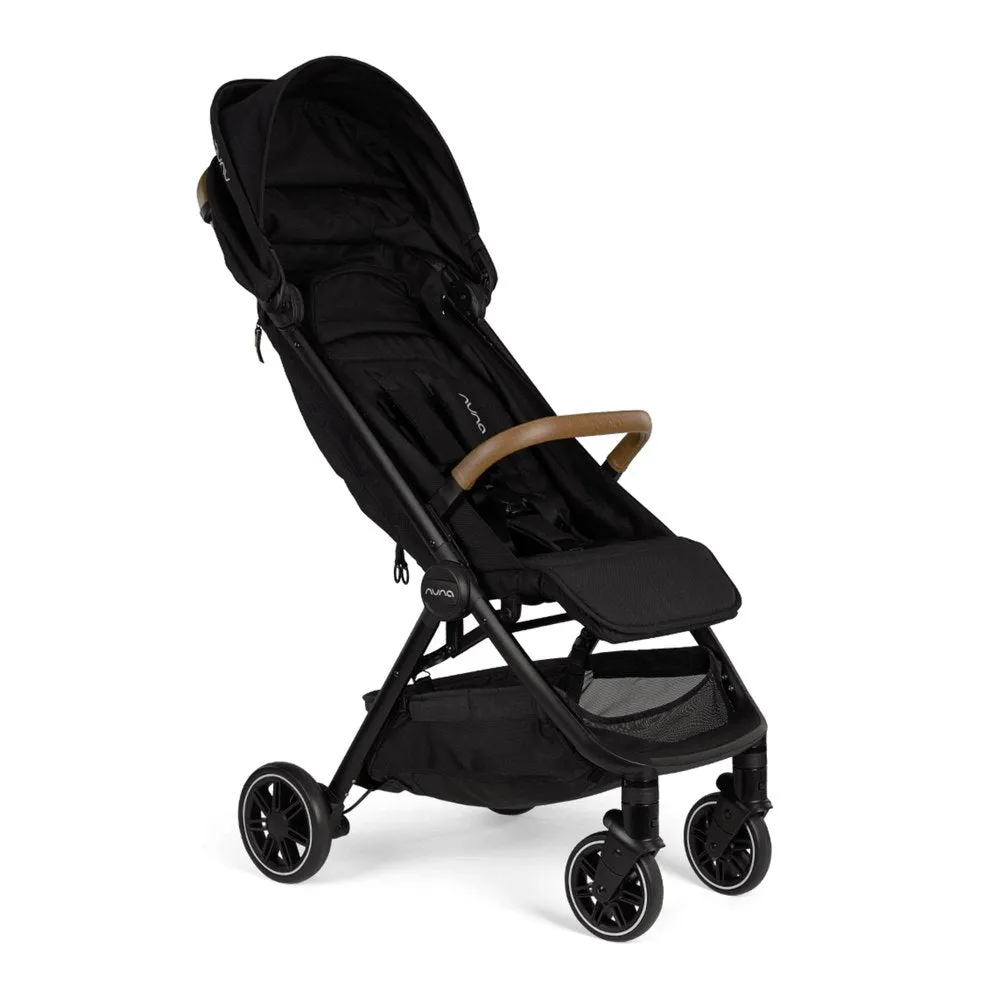 NUNA TRVL Compact Stroller - Caviar
