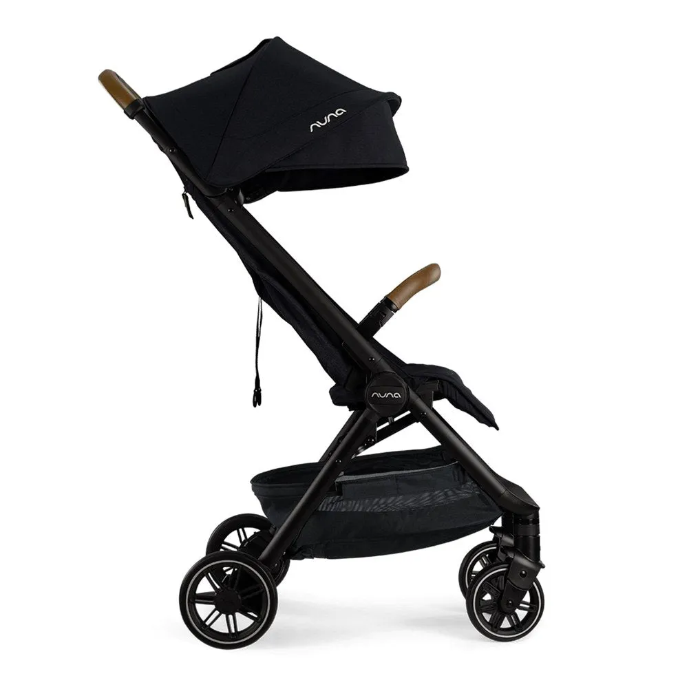 NUNA TRVL Compact Stroller - Caviar