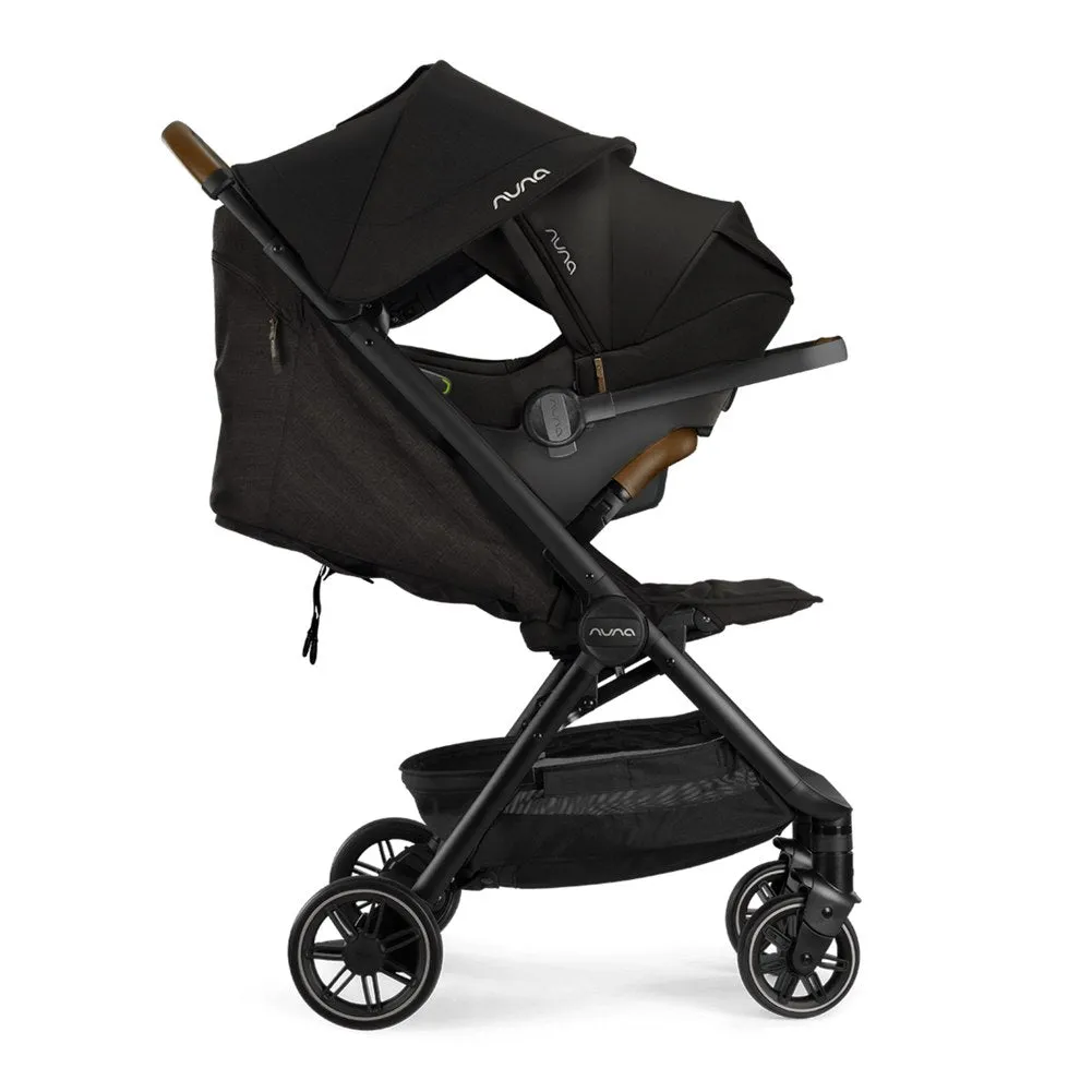 NUNA TRVL Compact Stroller - Caviar