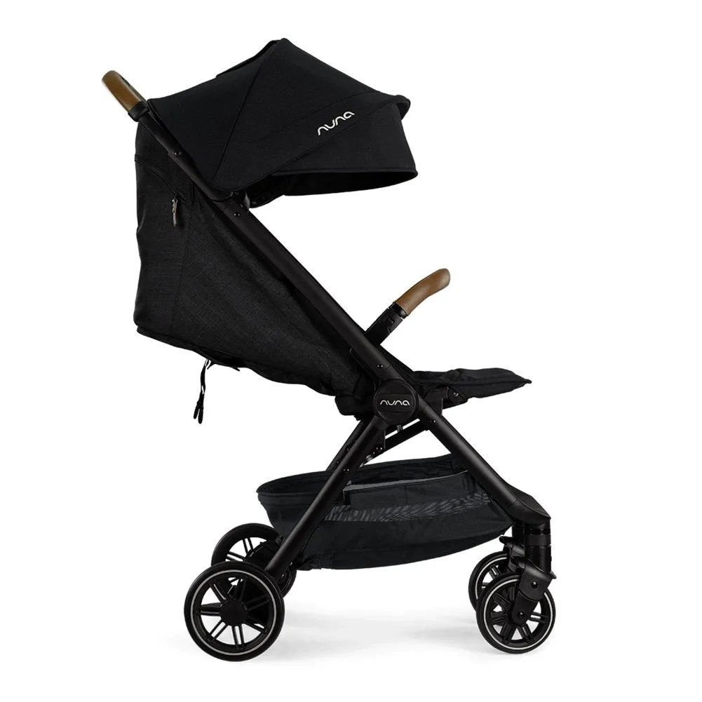 NUNA TRVL Compact Stroller - Caviar
