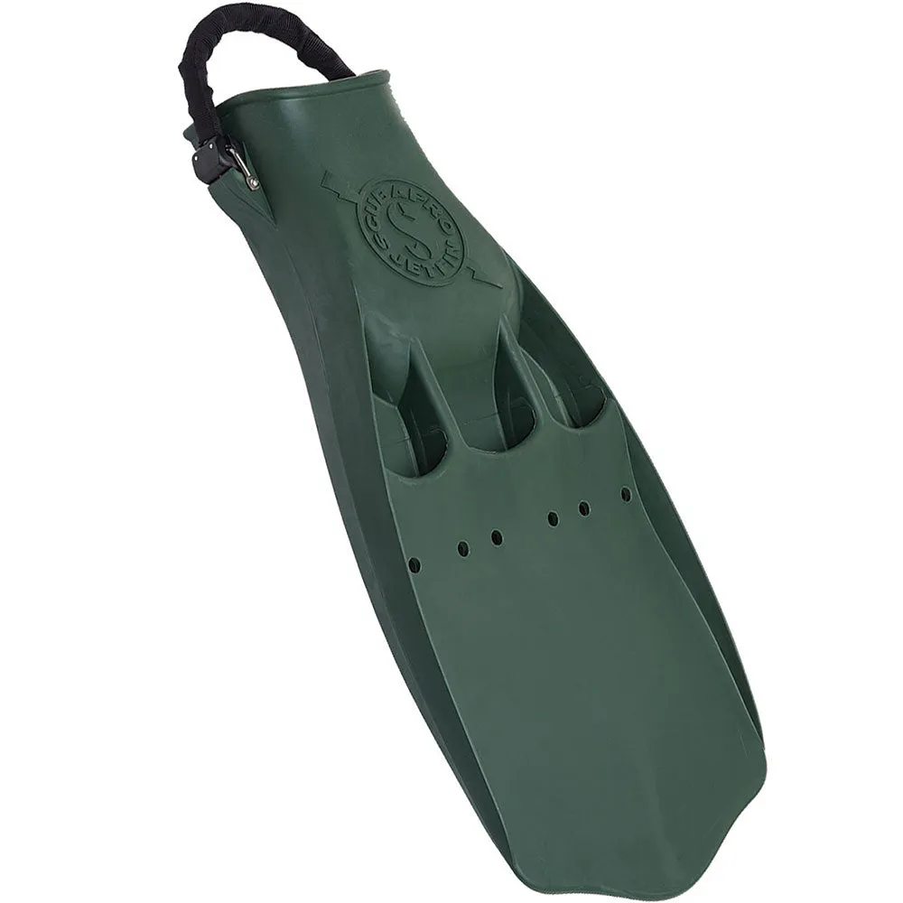 Open Box ScubaPro Jet Fins w/Spring Heel Strap Color Fins-Green-XXLG