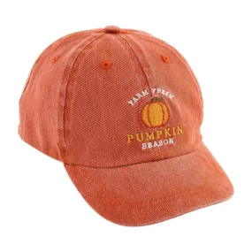 Orange Pumpkin Patch Baseball Hat