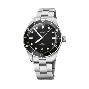 Oris Sixty Five Diver Men's 39mm Stainless Steel Automatic Watch 733 7795 4054 SET
