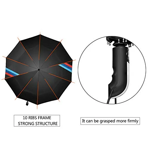 OYADM UV Windproof Sun Umbrella,10 Ribs Automatic Open/Close Umbrella,Fast Drying Waterproof Reinforced,With exquisite packaging