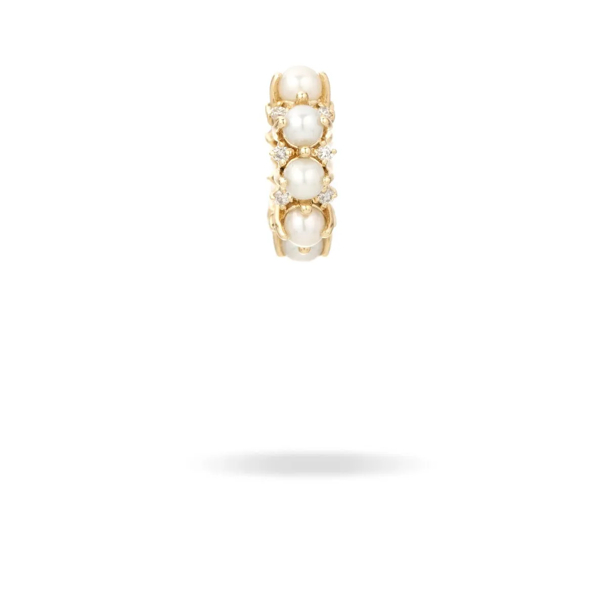 Pearl   Diamond Rounds Big Bead