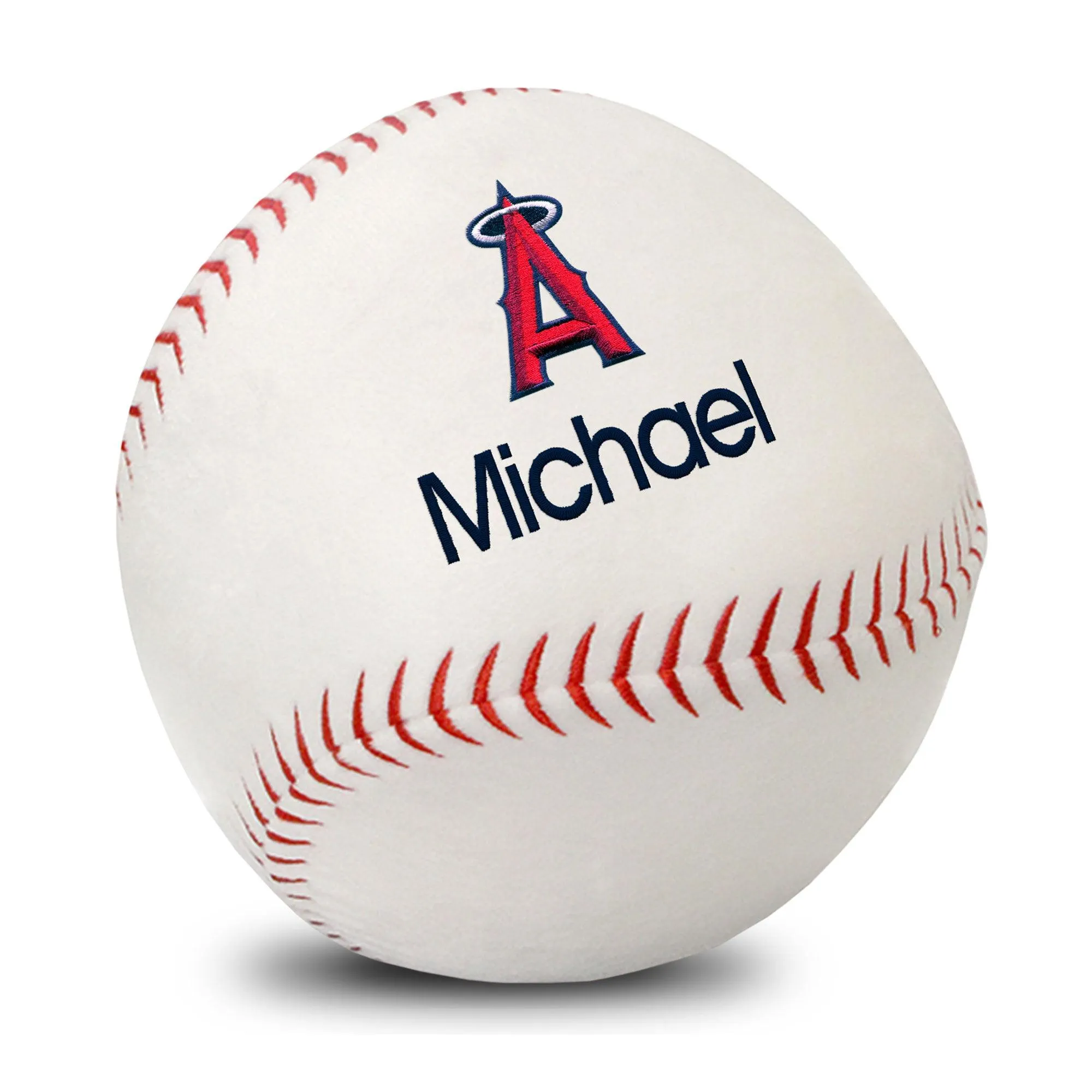 Personalized Los Angeles Angels Plush Baseball