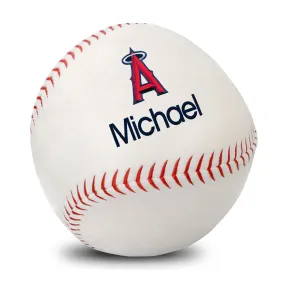 Personalized Los Angeles Angels Plush Baseball