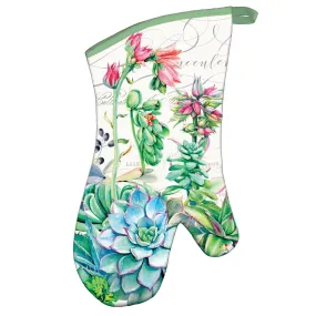 Pink Cactus Oven Mitt