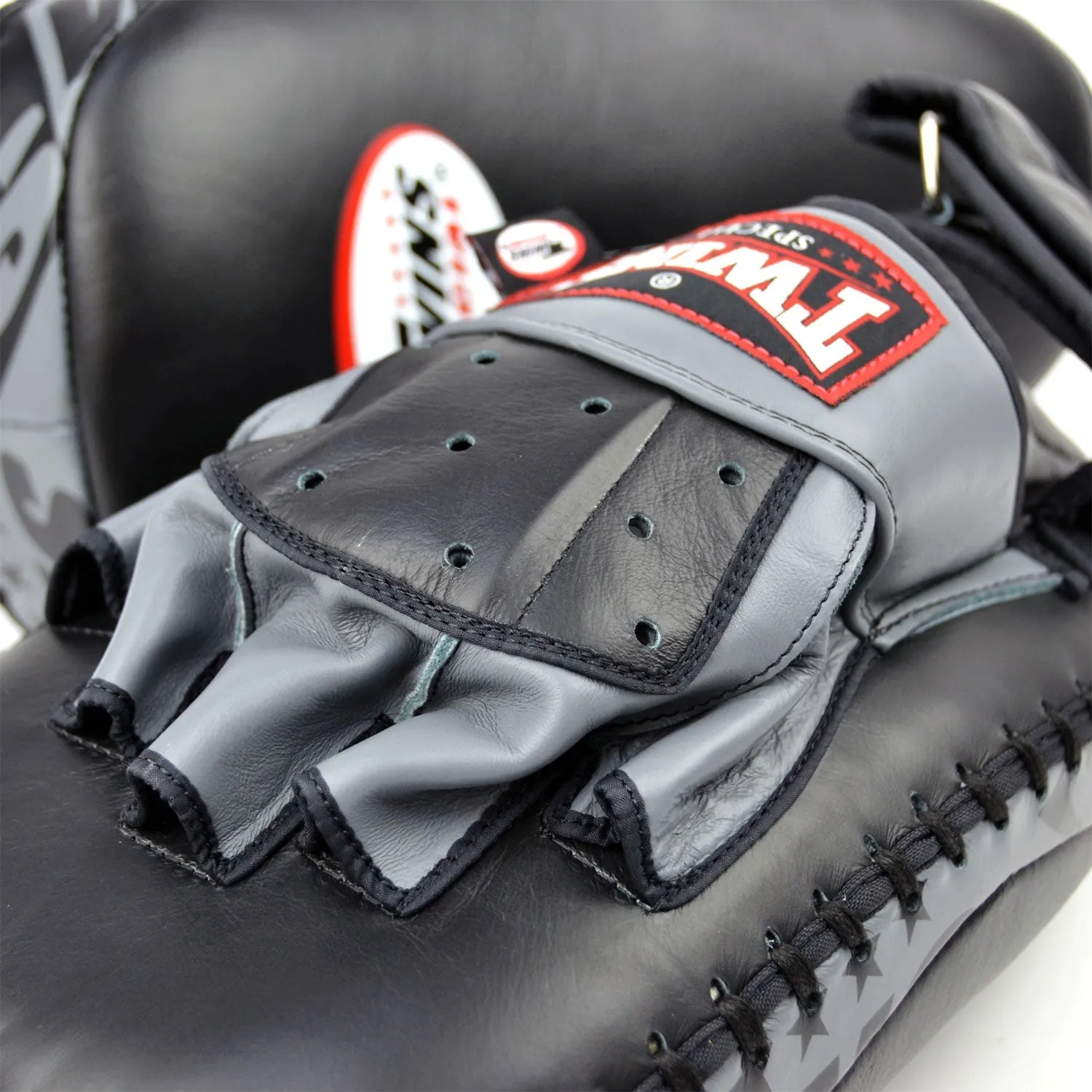 PML23 Twins Black-Grey Hybrid Focus Mitts