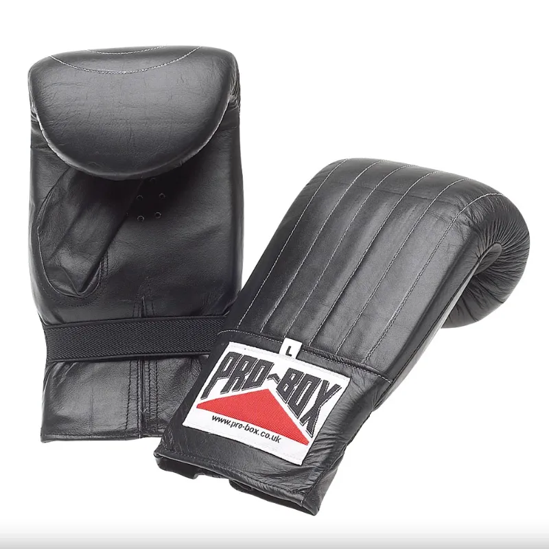PRO-BOX Leather Pre-Shapped Bag Mitts