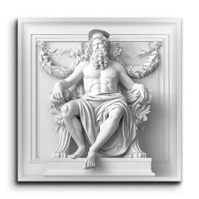 Regal Neoclassical Bas-Relief Masterpiece