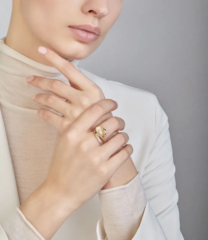 Ring Calla 0.21ct natural diamonds