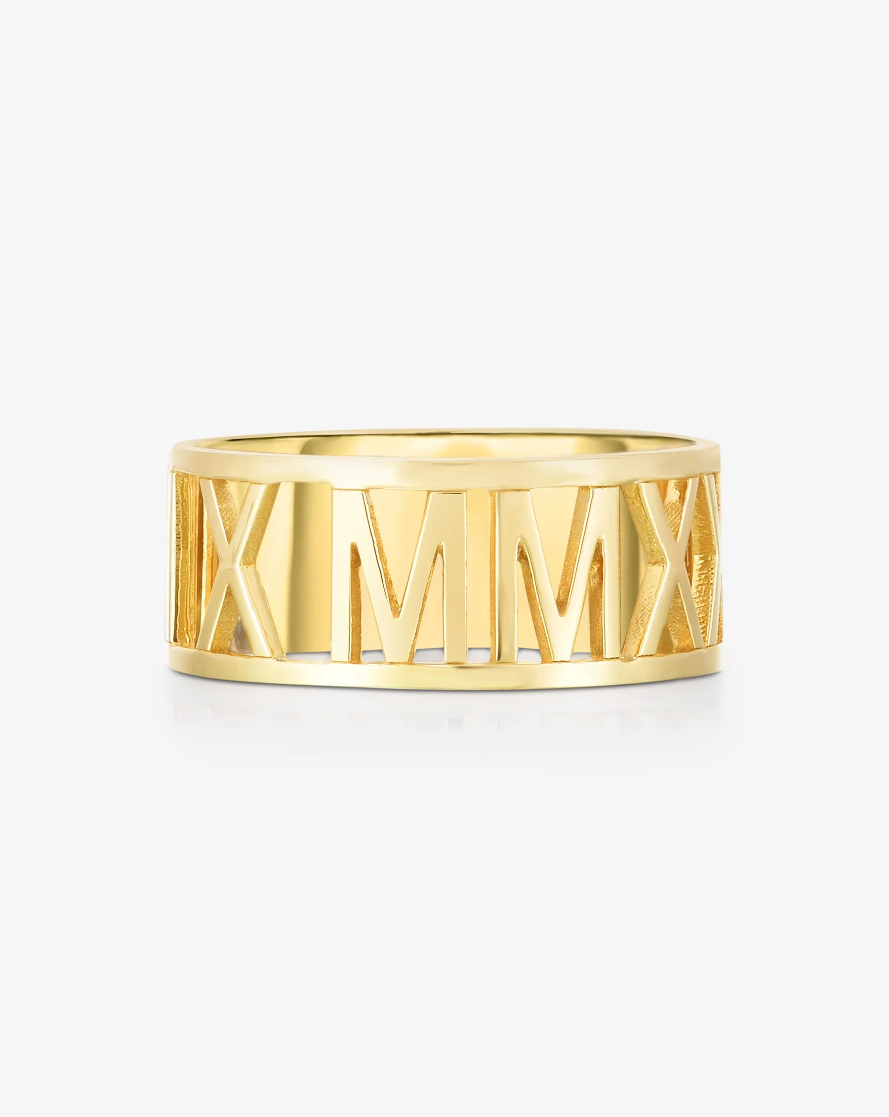 Roman Numeral Personalized Ring