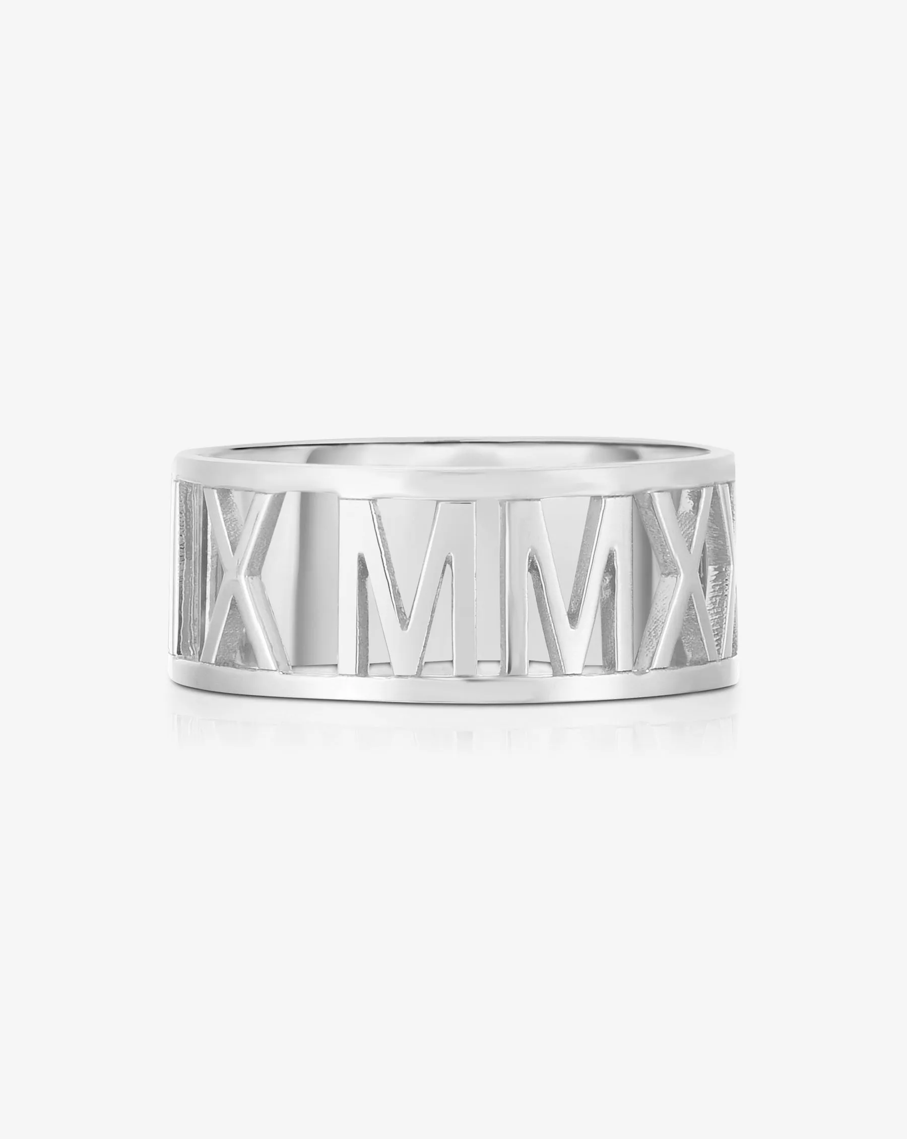 Roman Numeral Personalized Ring