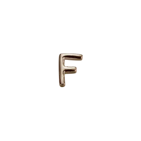 Rose Gold Letter - F