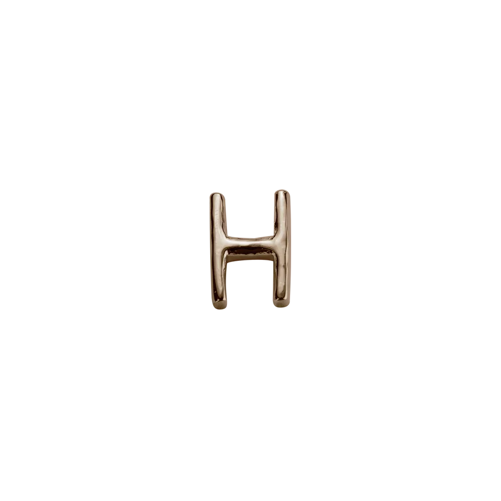 Rose Gold Letter - H