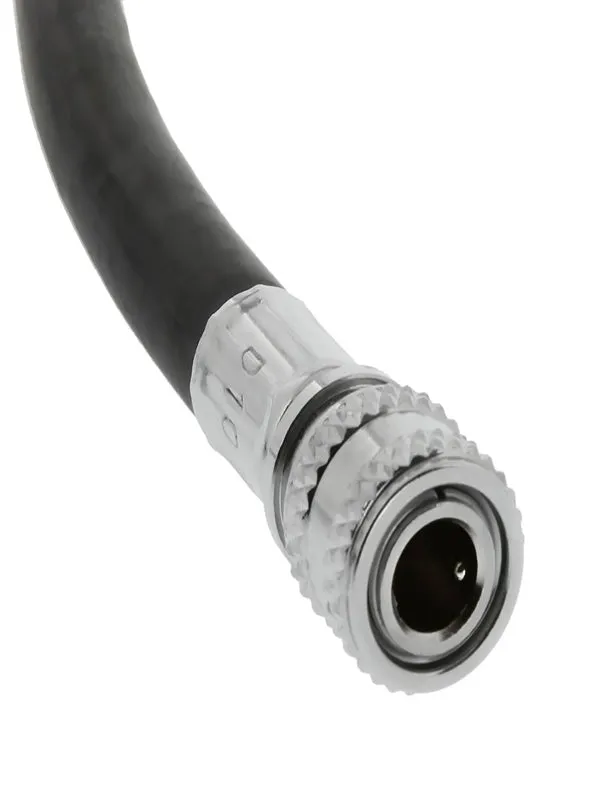Rubber Black Low Pressure Inflator Hose (for BC, Drysuit or Sidemount)