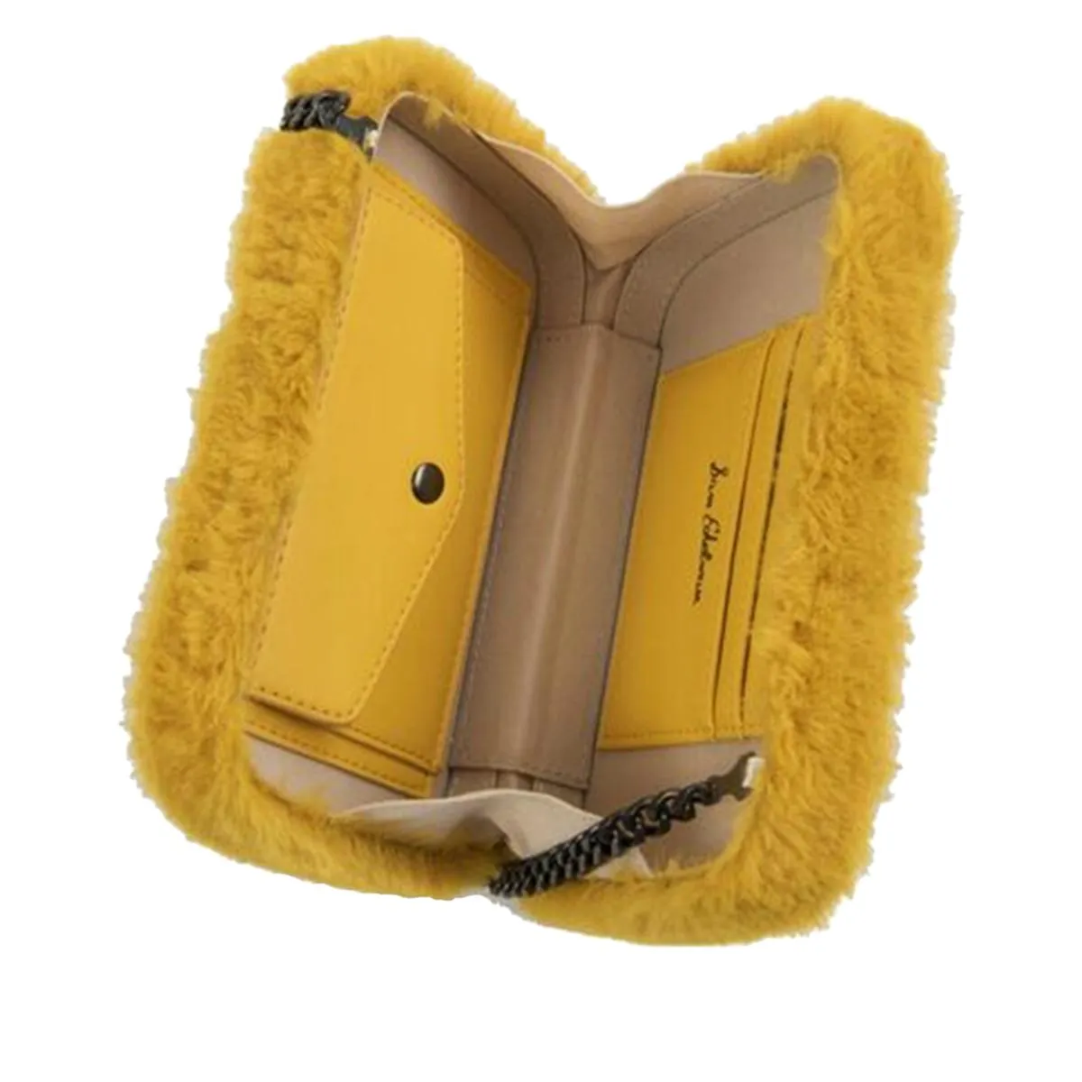 Sam Edelman Ember Faux Fur Hardcase Crossbody Clutch