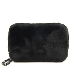 Sam Edelman Ember Faux Fur Hardcase Crossbody Clutch