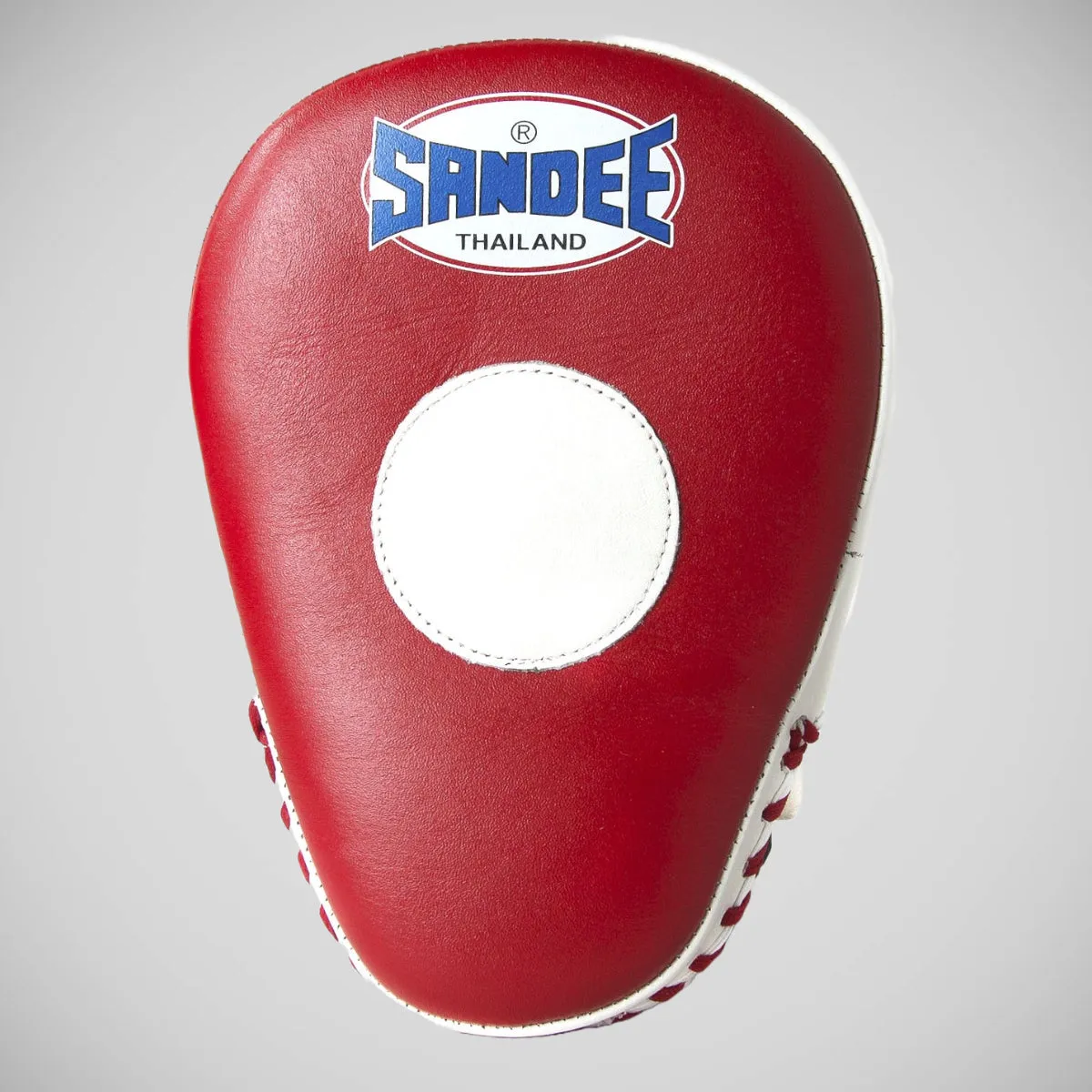 Sandee Curved Focus Mitts Red/White