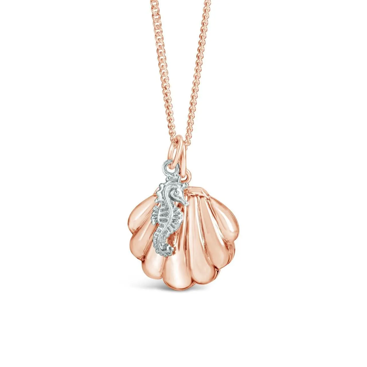 Seahorse Locket | Rose Gold