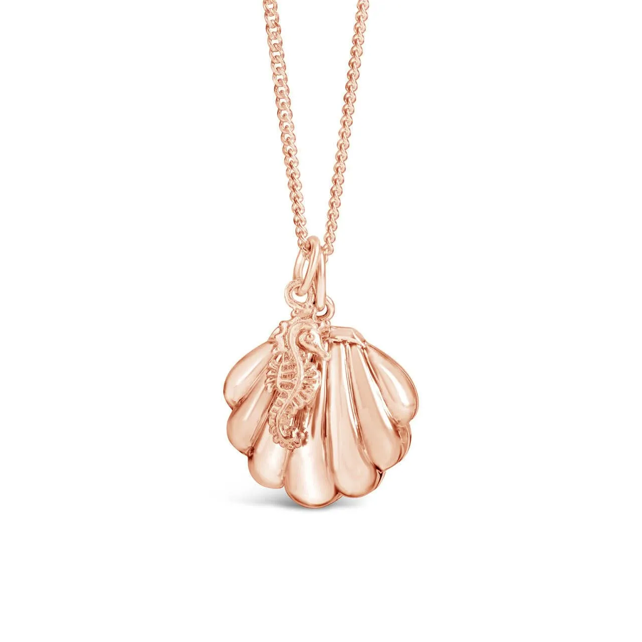 Seahorse Locket | Rose Gold