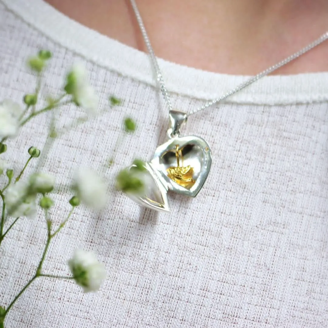 Song In My Heart Locket | Gold