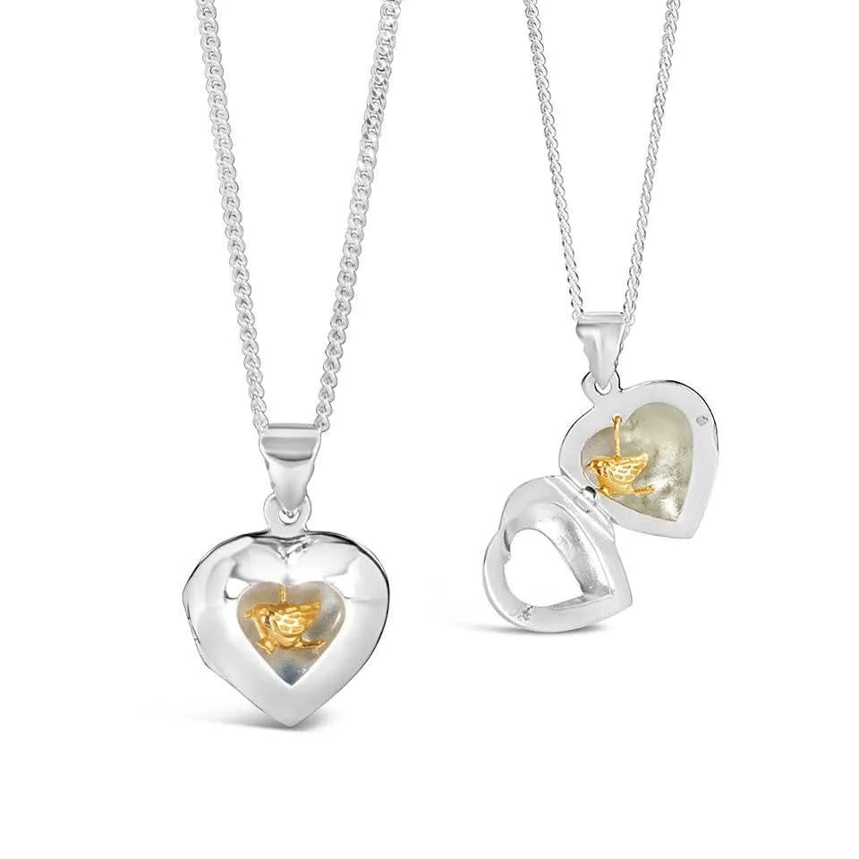 Song In My Heart Locket | Gold