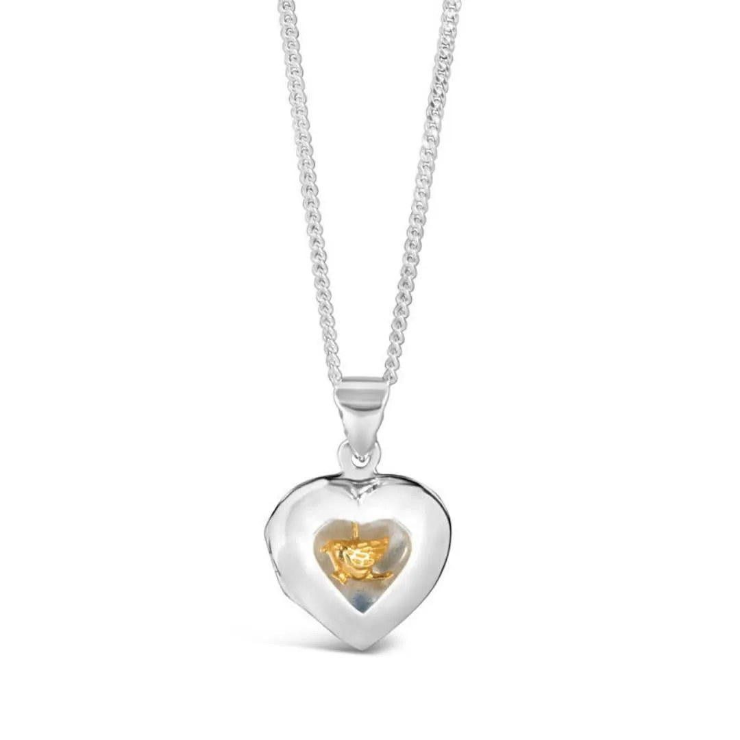 Song In My Heart Locket | Gold