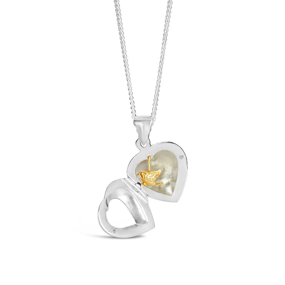 Song In My Heart Locket | Gold
