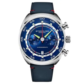 Stuhrling Original Monaco Quartz Blue Dial Men's Watch M13563