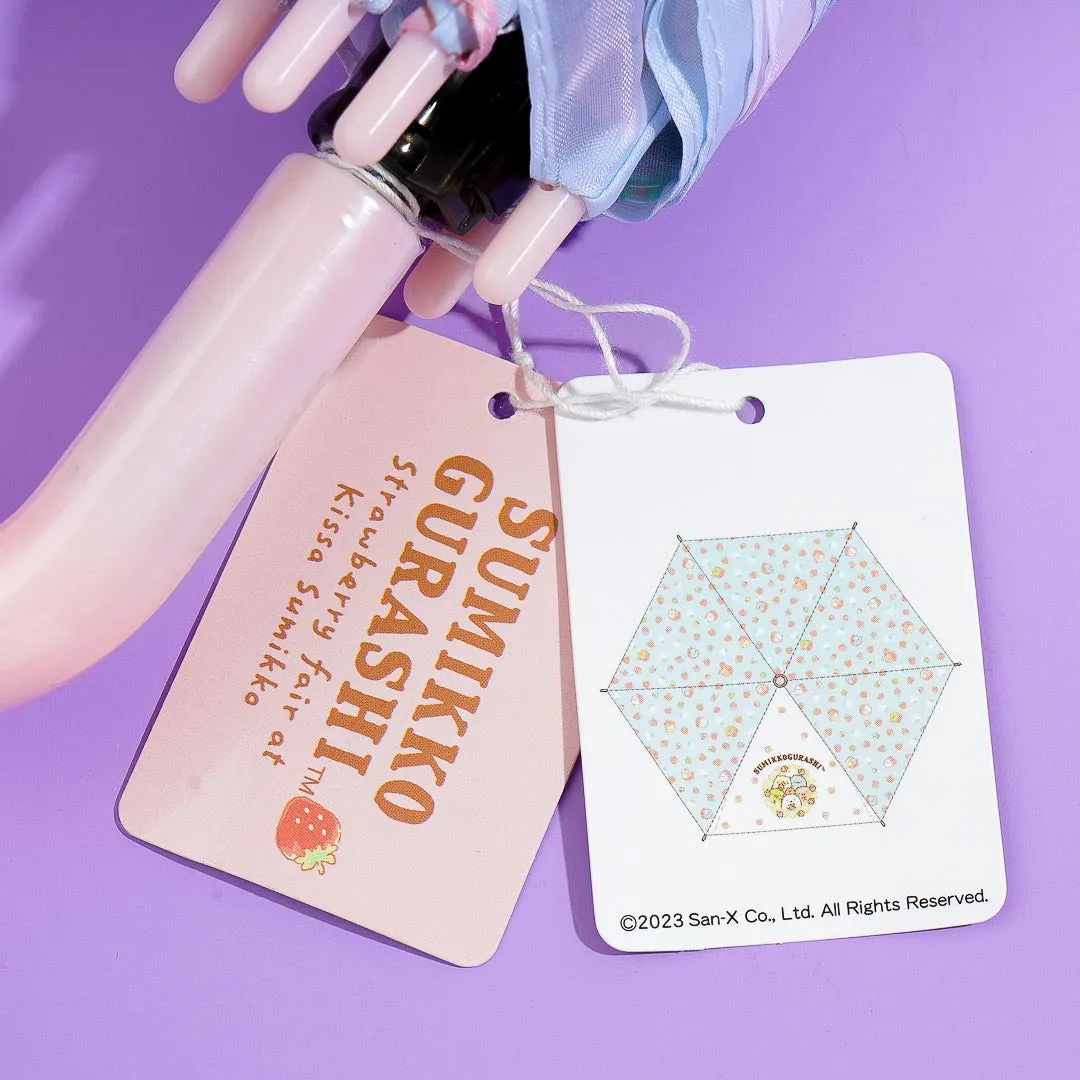 Sumikko Gurashi Strawberries Folding Umbrella