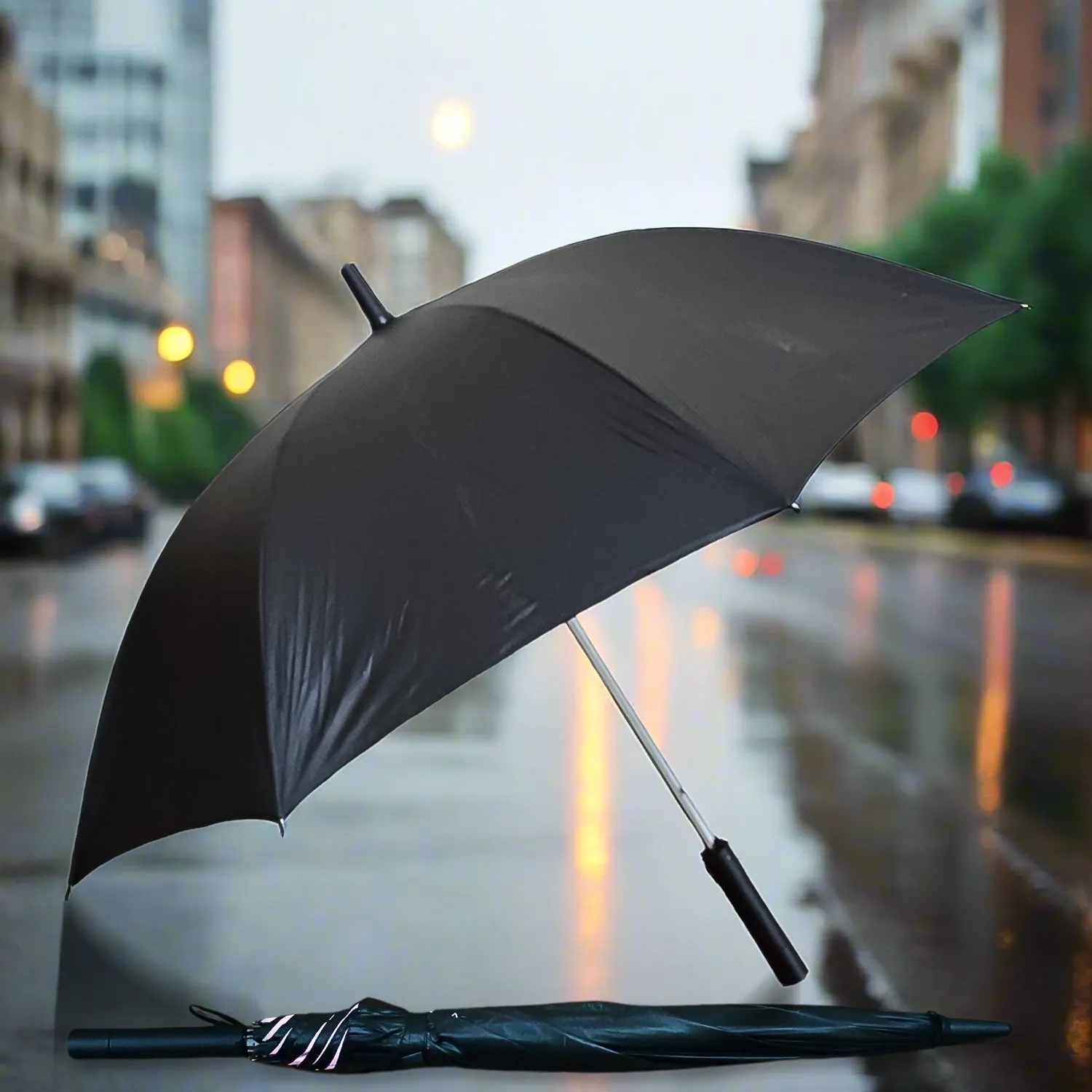 Sun Umbrella With Fan Power Bank For Summer (1 Pc)